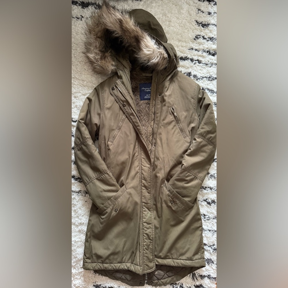 American Eagle Outfitters Olive Jacket